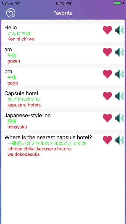 Japanese daily practice
