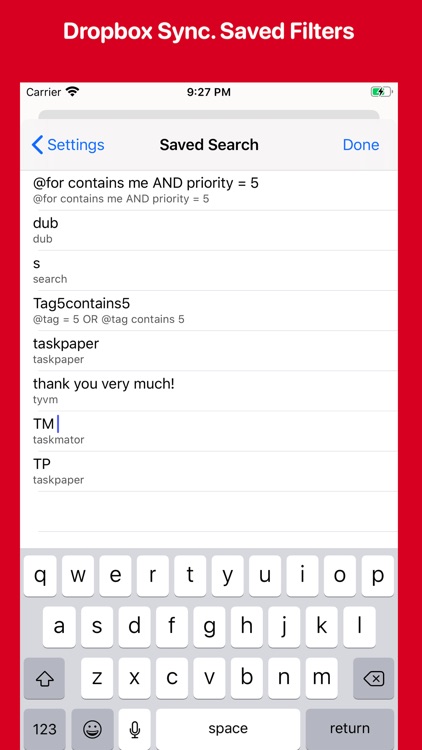 Taskmator - TaskPaper Client screenshot-3
