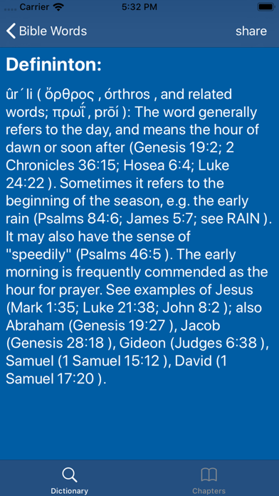 Bible Dictionary : screenshot 3