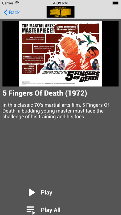 Martial Arts Movie Channel screenshot 2