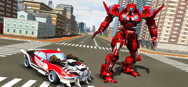 Captura de Pantalla 2 Robots héroe de guerra coche iphone