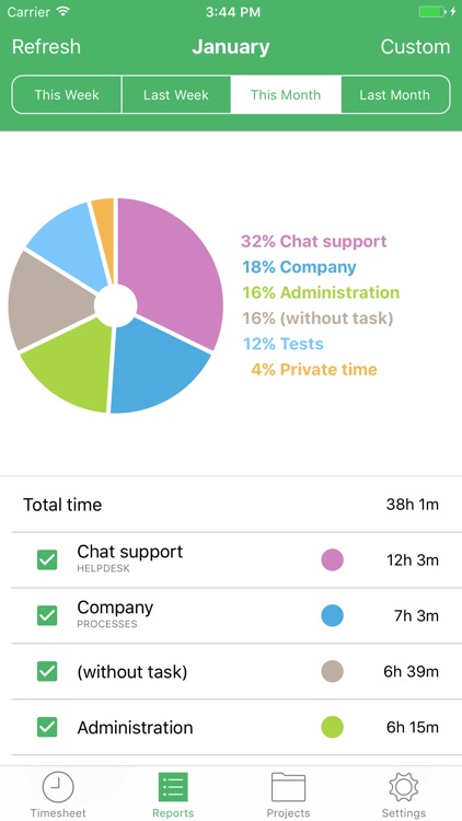TimeCamp Time Tracker screenshot-3