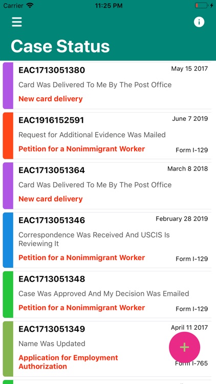 Pelicon - USCIS CaseTracker