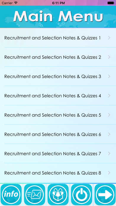 How to cancel & delete Recruitment  & Selection- 2000 Study Notes & Quiz from iphone & ipad 1
