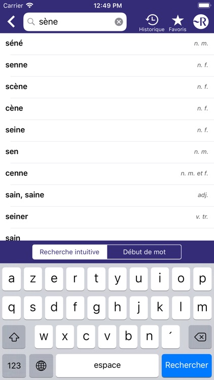 Dictionnaire Robert Historique