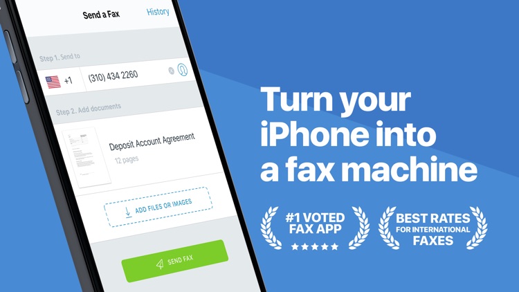 Fax Pro - Send fax from iPhone screenshot-0