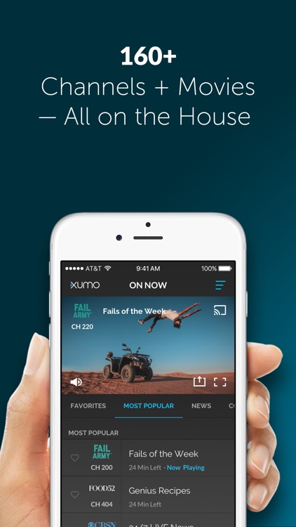 XUMO: TV & Movie Streaming screenshot-0