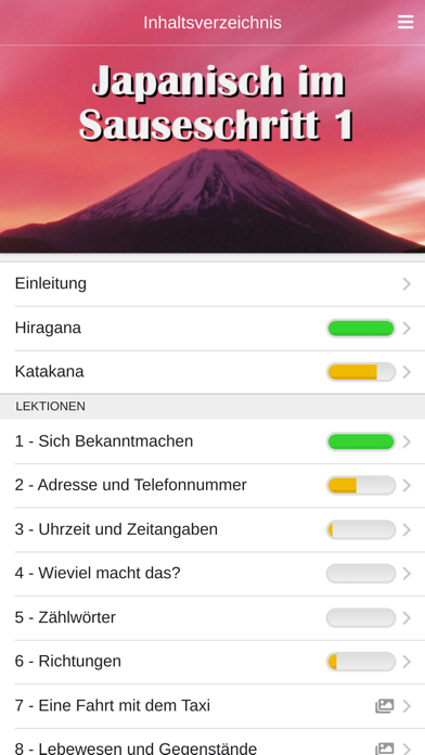 How to cancel & delete Japanisch im Sauseschritt 1 from iphone & ipad 1