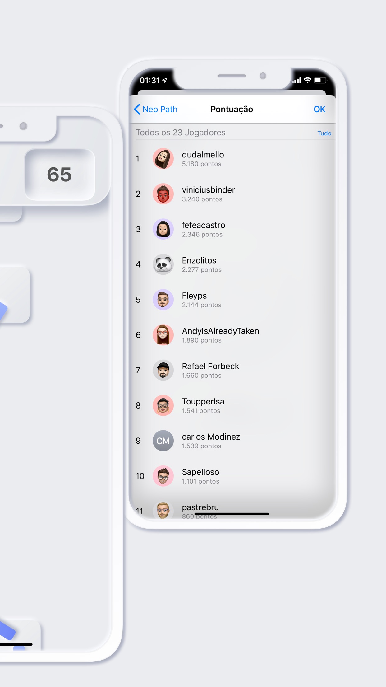 Screenshot do app Neo Path
