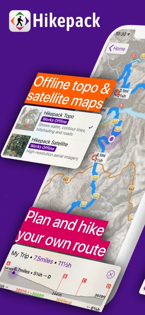 Hikepack: Clever Hiking Maps(圖1)-速報App