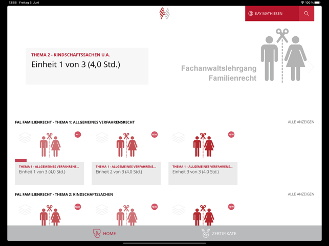 DAA E-Learning-Center Tablet