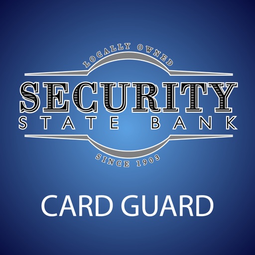 Security State Bank Card Guard iOS App