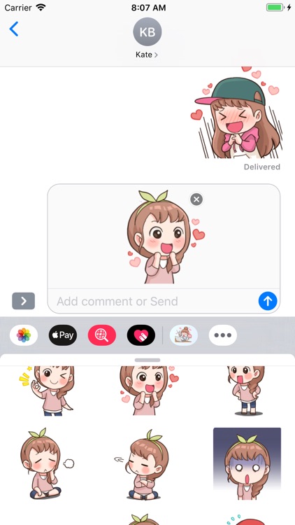 Fan Girl Stickers