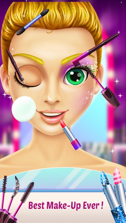 Fashion Cool Star Makeup Model