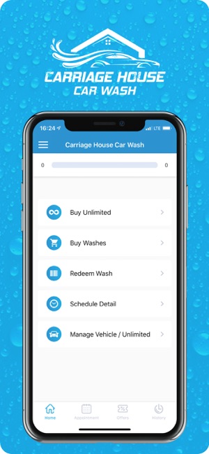 Carriage House Car Wash App