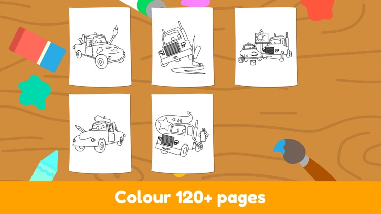 Car City - Kids Coloring Book