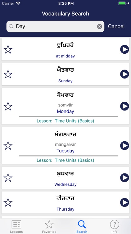 Learn Punjabi screenshot-4