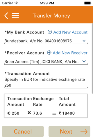 Money2IndiaEurope screenshot 3