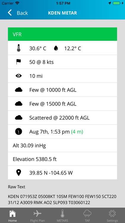 Aviation Weather - METARs/TAFs