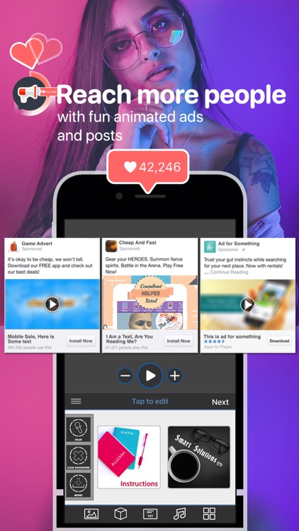 Video AD Maker - Create FB Ads screenshot-0