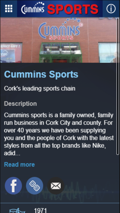 Screenshot #1 pour Cummins Sports.