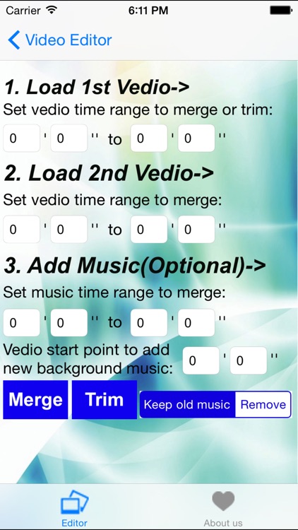 video trimmer – video editor