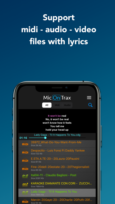 micOnTrax: Midi Audio Player screenshot 3