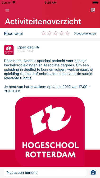 open dag Hogeschool Rotterdam