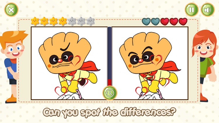 Find Differences Cute Cartoon