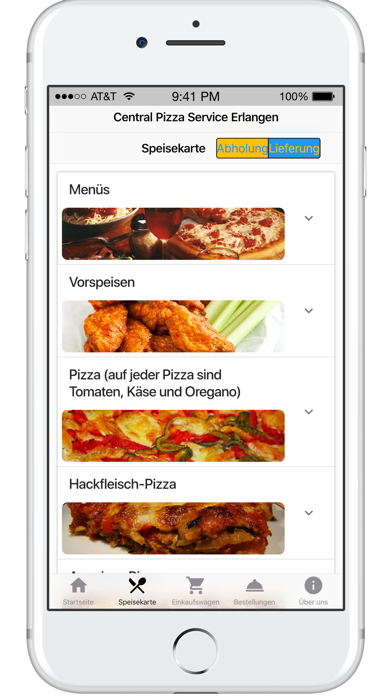 Central Pizza Service Erlangen screenshot 2