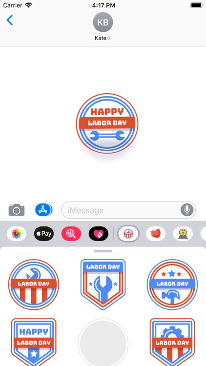 Labor Day Pro Stickers