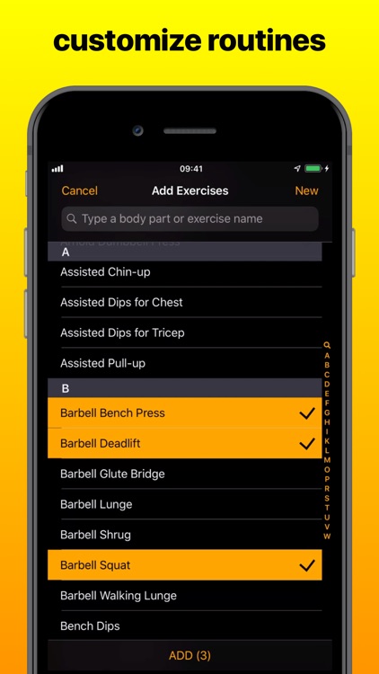 ironGAINS: Weight Training Log