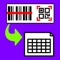 Spreadsheet barcode scanning