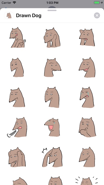 Drawn Dog Sticker Pack