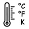 Easily convert temperature from: