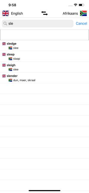 Afrikaans-English Dictionary(圖3)-速報App