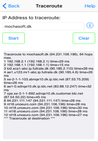Network Ping - náhled