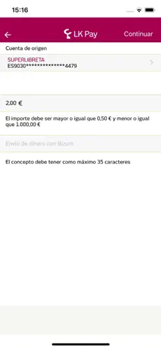 Captura de Pantalla 4 LK-Pay iphone