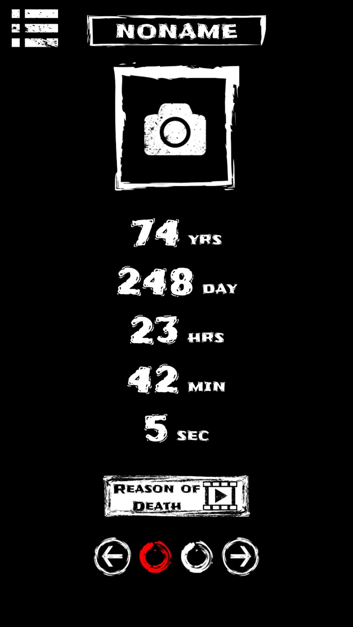 Reason of Death Countdown app