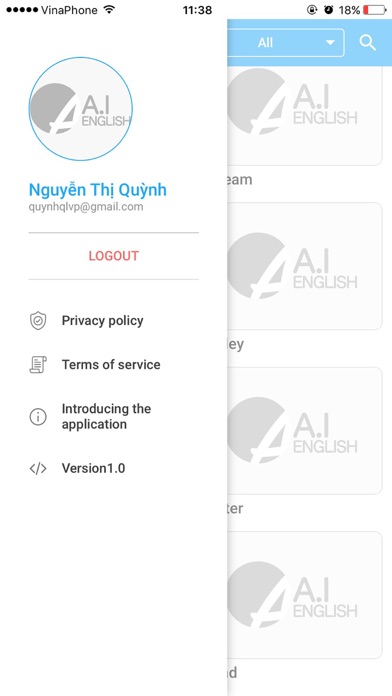 How to cancel & delete A.I English from iphone & ipad 4