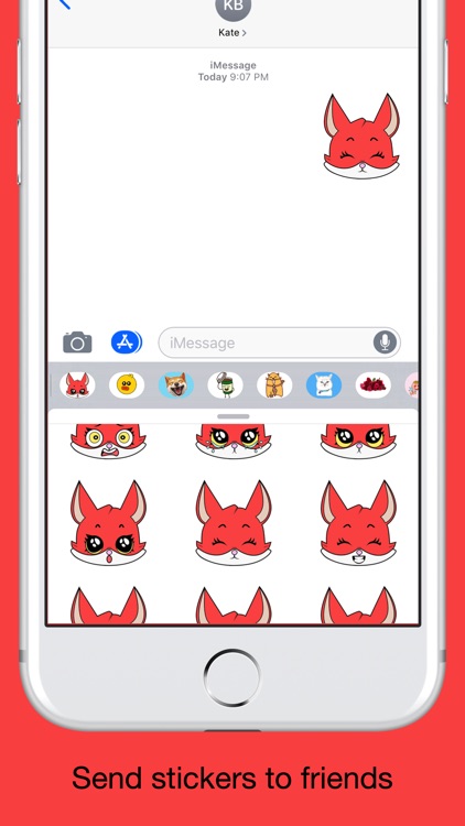 Fox emoji stickers pack screenshot-3