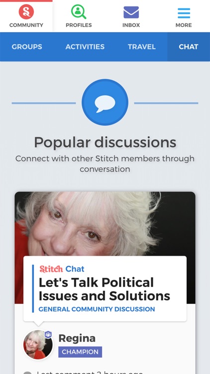 Stitch - The Community for 50+ screenshot-3