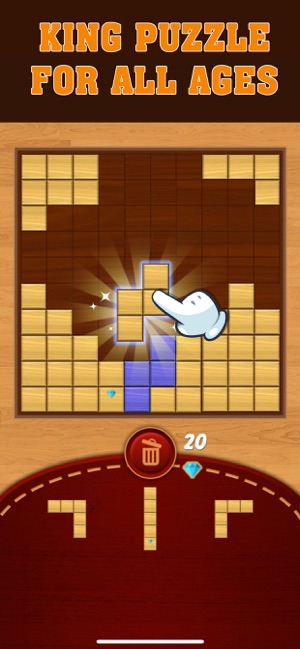 Wood Block : King Puzzle(圖1)-速報App