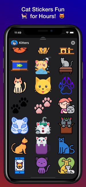 Kitters! Cat Stickers(圖6)-速報App