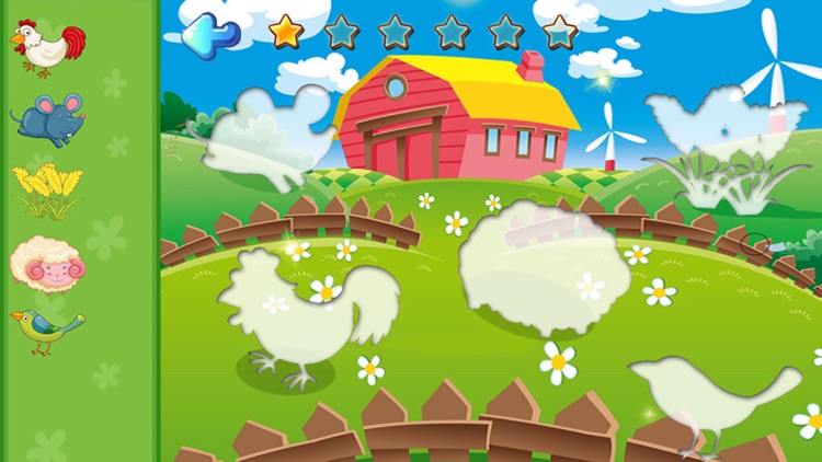 Kids Colorful Farm Puzzles