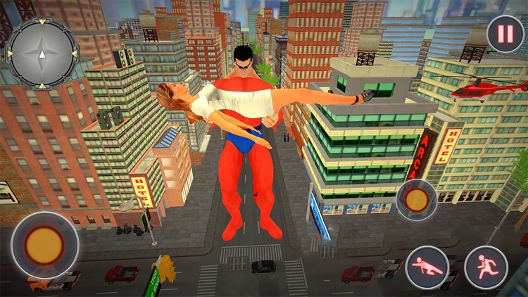 Flying Superman Rescue Mission