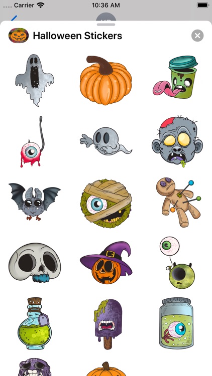 Halloween sticker pack