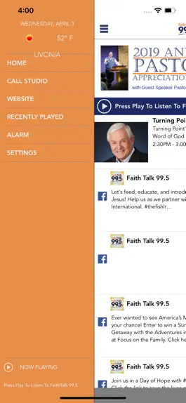 Game screenshot Faith Talk 99.5 apk