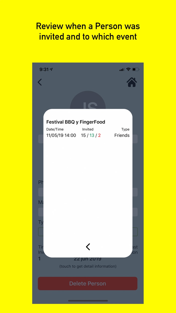 Guests and Invitations