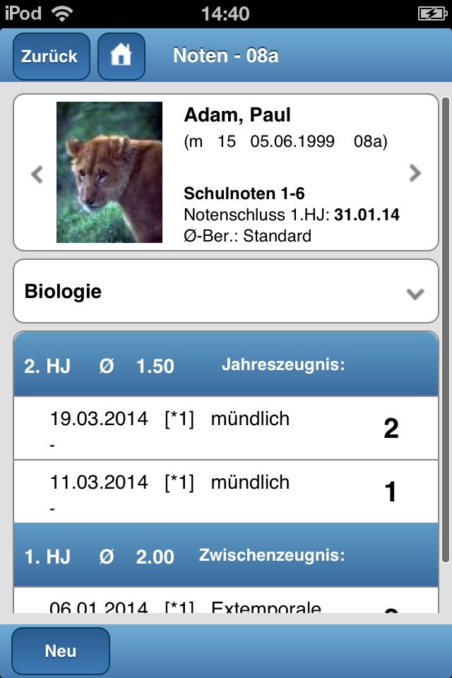 Schulfix screenshot 2
